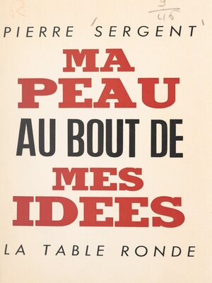 cover image of Ma peau au bout de mes idées